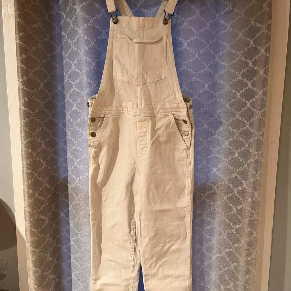 Old Navy White Overalls